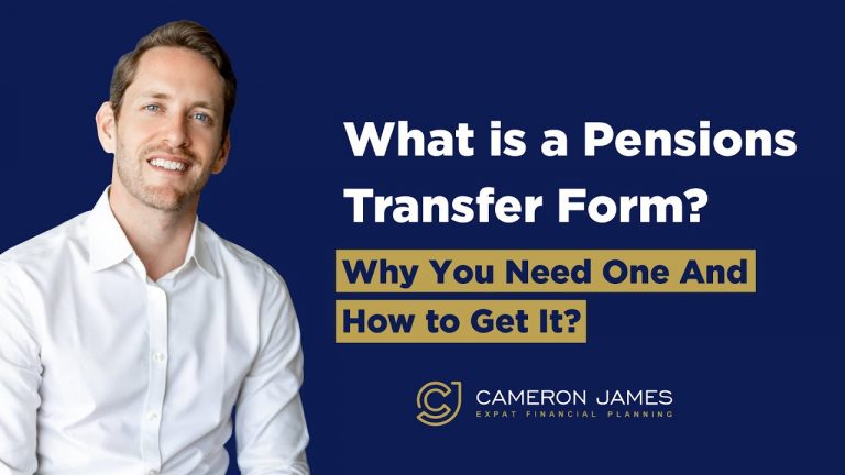 Man explaining what is UK pension transfer forms.