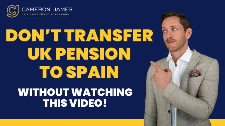 Don't transfer UK pension to Spain without watching our video